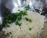A picture of step 2 of Sago & Potato Puri.
