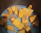 Foto langkah ke 2 dari resep Bingka Waluh lala (Bingka Labu Kuning santan).