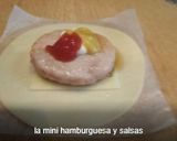 Foto del paso 4 de la receta Empanadillas de hamburguesas mini de pollo