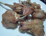A picture of step 3 of Fried Rabbit meat.