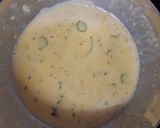 A picture of step 1 of Paneer cheese ketchup pakoda.