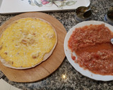 Foto del paso 6 de la receta: Tortillas de avena rellena de atún con tomate tipo Piadina en sartén