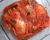 Hình bước làm 10 của món Kim chi cải thảo