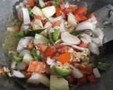 A picture of step 2 of Breakfast special Poha.
