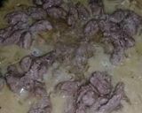 A picture of step 8 of Beef Stroganoff.