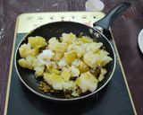 A picture of step 4 of Potato Toffee.