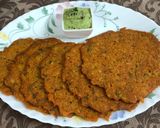A picture of step 12 of Kodo Millet Adai (Millet Chilla).