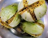A picture of step 2 of Rajasthani Stuffed Eggplant.