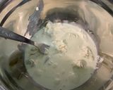 Une image de l'étape 4 de Crozets au thon, oignon rouge et panaché de mascarpone gorgonzola.