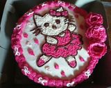 Foto langkah ke 14 dari resep Tart ultah hello kitty simple.