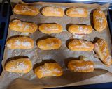 Virsli kelt tésztában recept fázis 4 fotója