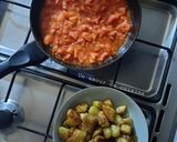 Une image de l'étape 8 de Dés d'aubergines frites en sauce tomate 🍆🍅🌱.