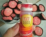 Foto langkah ke 1 dari resep Brownies Kering Mini Stroberi.