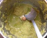 A picture of step 2 of Drumsticks Brinjal curry.