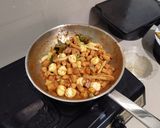 Foto langkah ke 4 dari resep Tempe Telur Puyuh Bumbu Basah.
