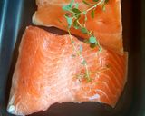 Foto del paso 5 de la receta: Salmón con couz couz al azafrán y morrón. #delantaldorado