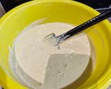 A picture of step 4 of Mini Sunday Pancakes to break fast.