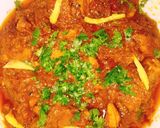 A picture of step 3 of Boneless chicken karahi.