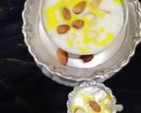 A picture of step 3 of Suji kheer (semolina).