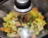A picture of step 3 of Mixed vegetables with puffed rice.