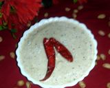 A picture of step 4 of Dry Coconut Chutney.