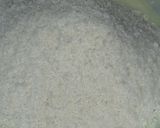 A picture of step 2 of Coconut burfi.