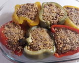 Foto del paso 7 de la receta: Pimientos tricolor rellenos
