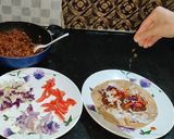 A picture of step 19 of CHATPATA RAJMA WRAP/RED KIDNEY BEANS BURRITOS.