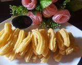 Foto langkah ke 8 dari resep Churros hemat tanpa telur.