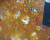 Foto del paso 6 de la receta: Pollo en salsa con aceitunas verdes y jamón
