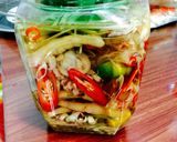 Hình bước làm 5 của món Chân gà ngâm sả ớt