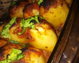 صورة لخطوة 3 من وصفة صينية بطاطس باللحمة المفرومة ومحشى ورق عنب 😋😋😋😋