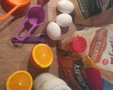 Foto del paso 1 de la receta: Panque de naranja y arándanos