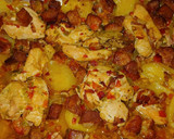 Foto del paso 4 de la receta: Pollo y magro de cerdo en elaboración de moruno rojo