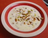A picture of step 4 of Makhana kheer.