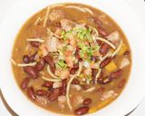 A picture of step 3 of Porotos con Riendas (Chilean Beans with Noodles) - Jon Style.