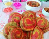 कलरफुल पूरी colourful Puri रेसिपी चरण 7 फोटो