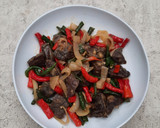 Foto langkah ke 3 dari resep Oseng Paru Sapi.