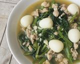 Foto langkah ke 3 dari resep Kangkung Cah Telur Puyuh.