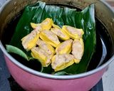 Foto langkah ke 6 dari resep Lepet Nangka Pisang Keju 🥟🍌🧀😍😋.