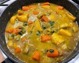 Une image de l'étape 23 de Mijoté de légumes aux épices, bouillon de gambas et gingembre.