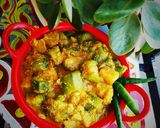 ঝিঙ্গে আলু্ পোস্ত (jhinge aloo posto recipe in Bengali) রেসিপি ধাপ - 5 ছবি