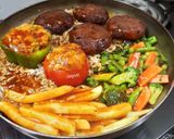 A picture of step 9 of Veg Sizzler with Homemade Barbecue Sauce Without Sizzler Plate!!.