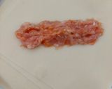 A picture of step 2 of Chicken Shanghai Rolls (Kids Friendly Version).