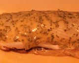 A picture of step 3 of Mackerel with mustard and lemon butter.