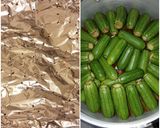 A picture of step 8 of Stuffed Grape Leaves and Zucchini with Meat.