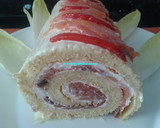 Foto del paso 5 de la receta: Brazo de gitano con salmón y anchoas