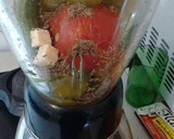 Foto del paso 4 de la receta: Carne de puerco 🐷 con verdolagas 🌱 en salsa mixta 🍈🍅