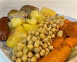 Foto del paso 6 de la receta: Cocido de pollo y verduras con pelota en olla express