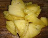 Hình bước làm 1 của món Đậu hũ, nấm kho thơm chay
